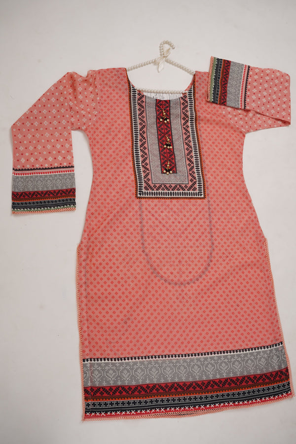 Quality Wear Kurti - Digital Printed Lawn Shirt