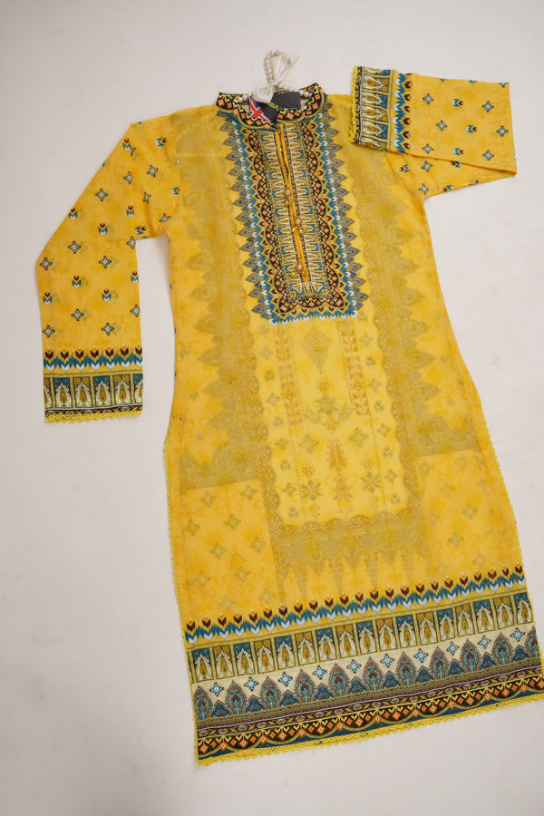 Budget Wear Kurti - Digital Printed Lawn Shirt